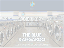 Tablet Screenshot of bluekangaroolaundromat.com